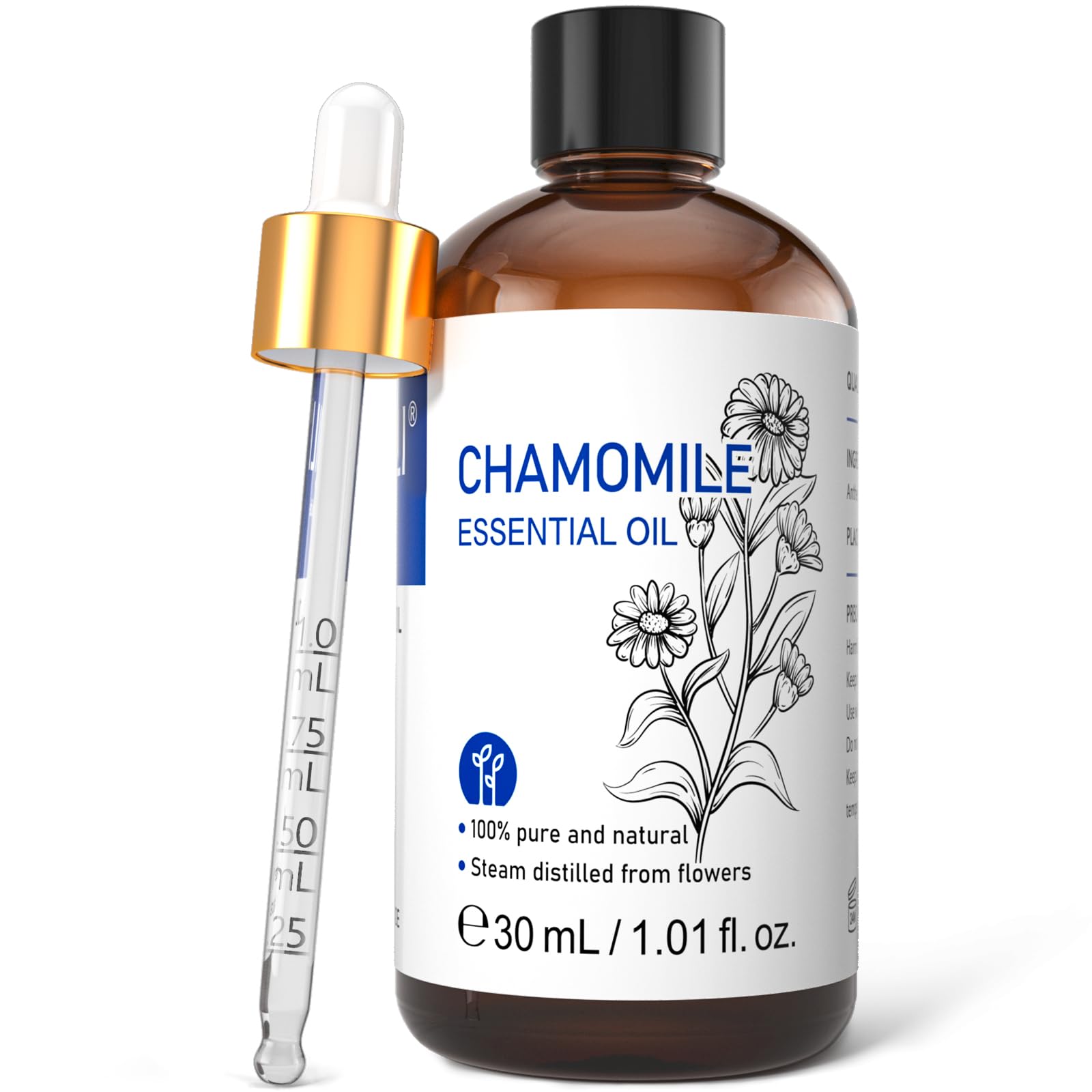 HIQILI Sandalwood Essential Oils 1 Fl Oz, 100% Pure Natural Therapeutic Grade for Skin, Diffuser, Perfume, Candle Soap Making, Includes Premium Quality Glass Dropper