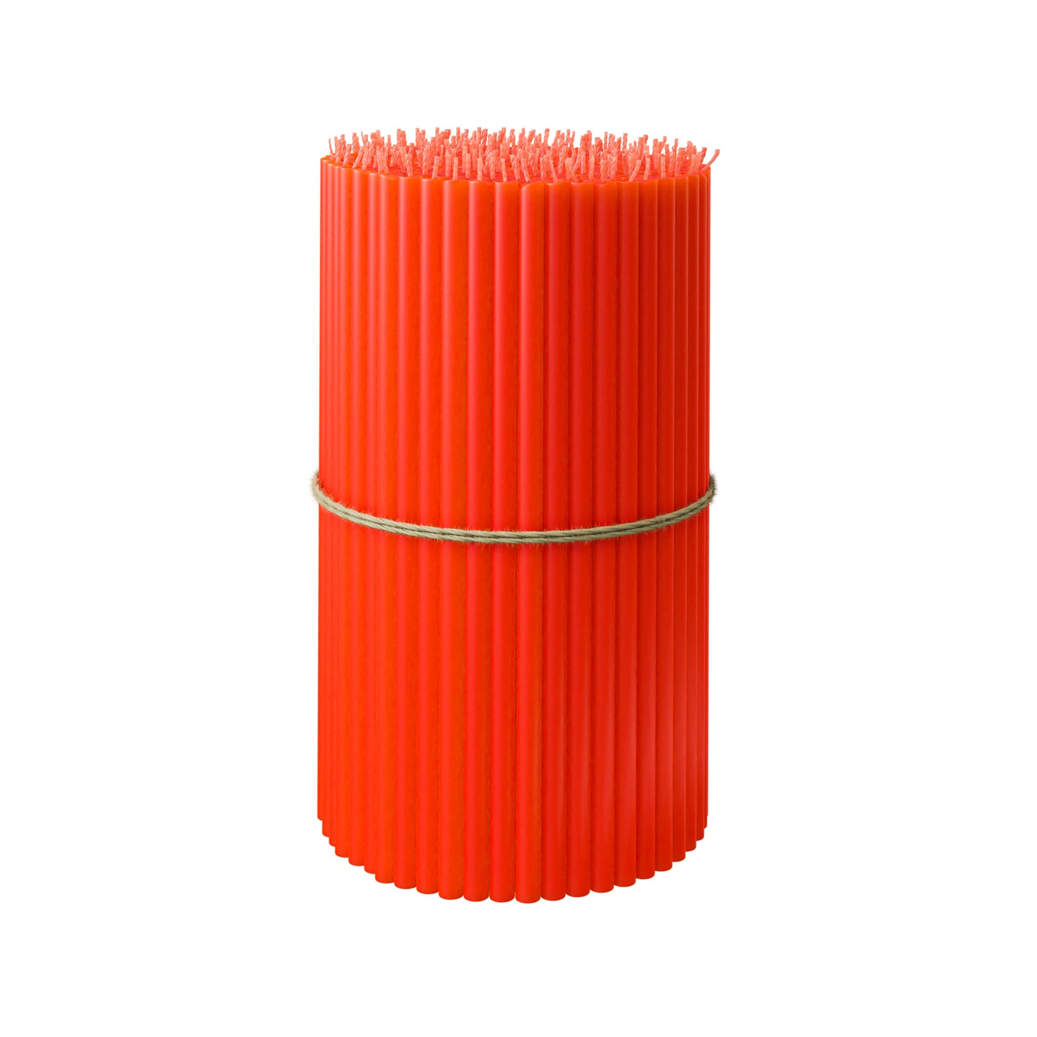 BlueBee Pure Beeswax Candles Bulk for Home - 40pcs Tall Thin Taper Candles + 2 Holders, Honey Scent, Smokeless, Long-Burn, All Natural for Church Prayer, Hanukkah, Birthday Cake, Christmas Advent