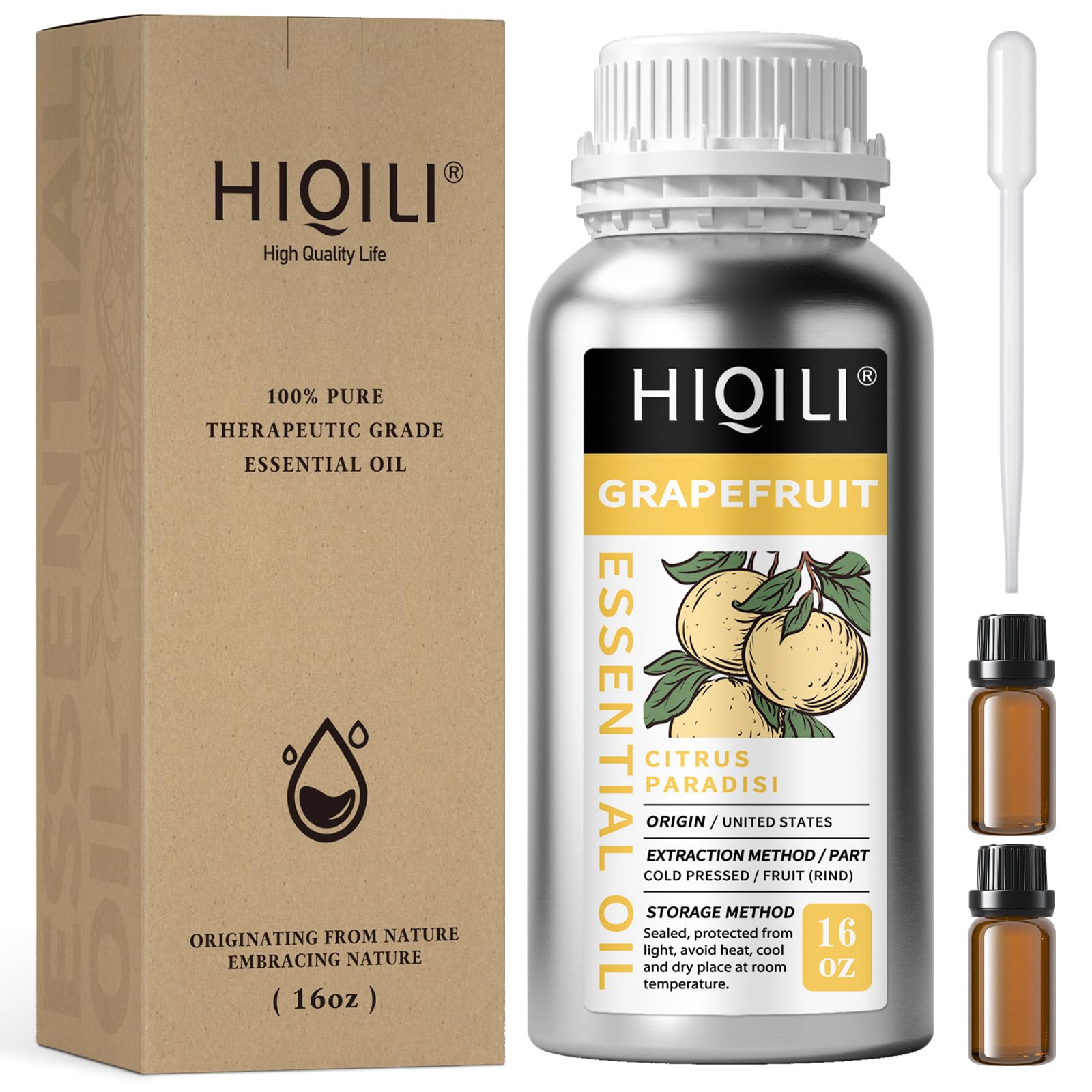 HIQILI Sandalwood Essential Oils 1 Fl Oz, 100% Pure Natural Therapeutic Grade for Skin, Diffuser, Perfume, Candle Soap Making, Includes Premium Quality Glass Dropper