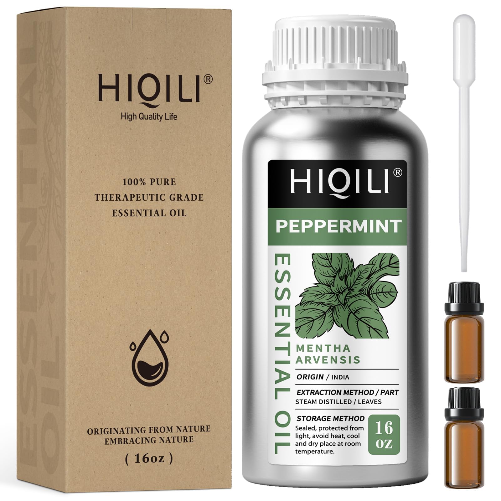 HIQILI Sandalwood Essential Oils 1 Fl Oz, 100% Pure Natural Therapeutic Grade for Skin, Diffuser, Perfume, Candle Soap Making, Includes Premium Quality Glass Dropper