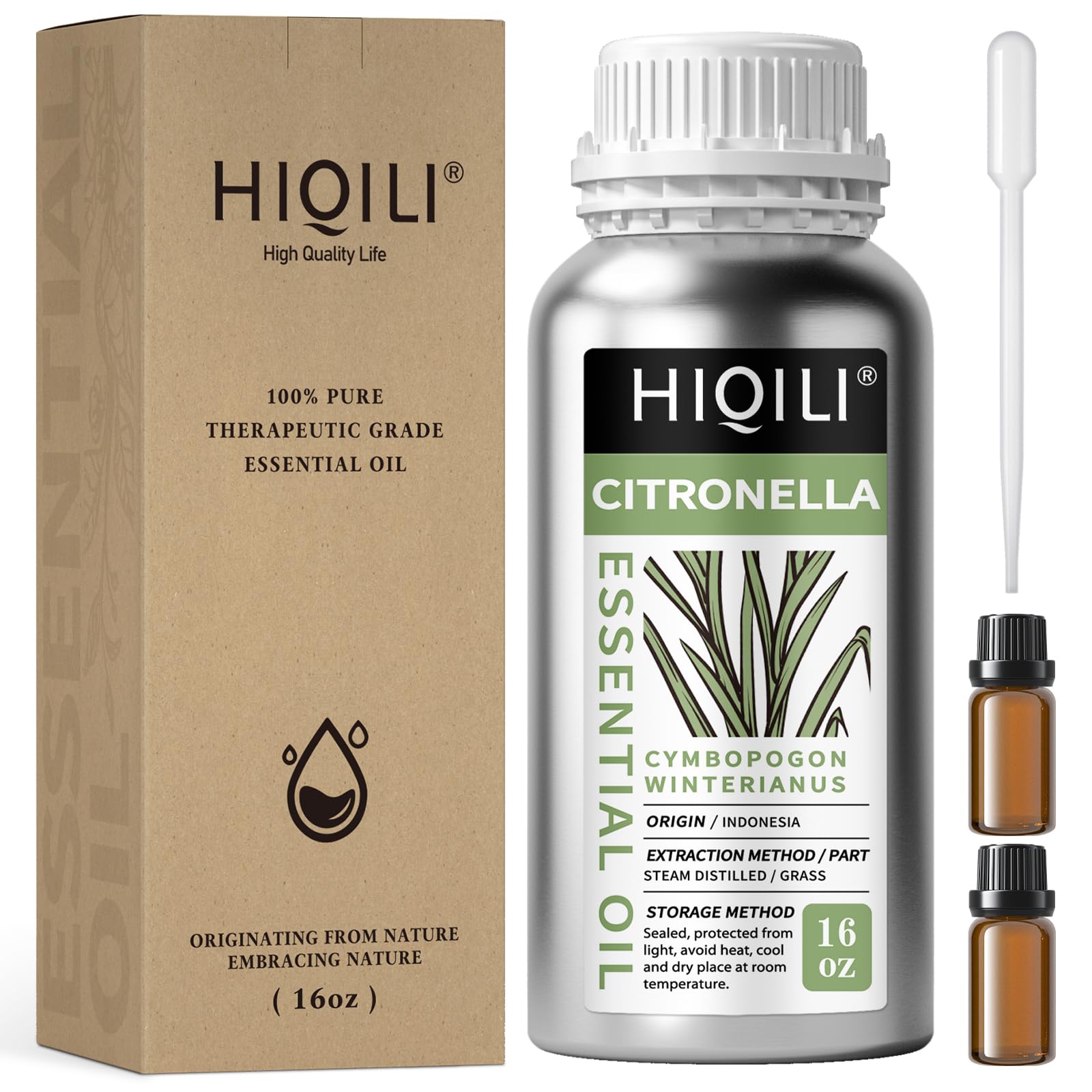 HIQILI Sandalwood Essential Oils 1 Fl Oz, 100% Pure Natural Therapeutic Grade for Skin, Diffuser, Perfume, Candle Soap Making, Includes Premium Quality Glass Dropper