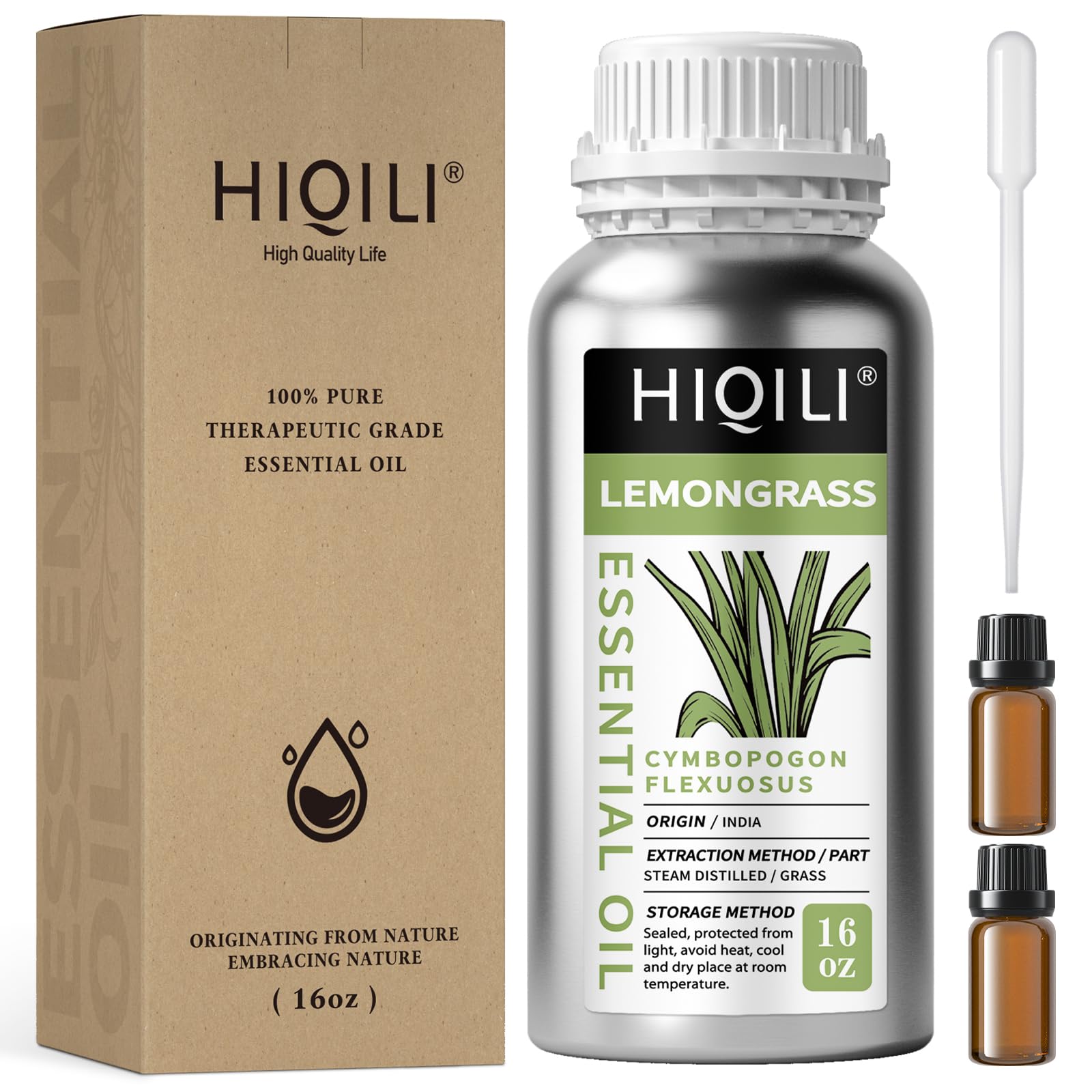 HIQILI Sandalwood Essential Oils 1 Fl Oz, 100% Pure Natural Therapeutic Grade for Skin, Diffuser, Perfume, Candle Soap Making, Includes Premium Quality Glass Dropper