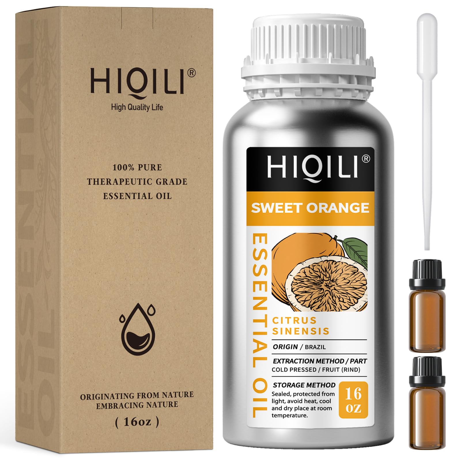HIQILI Sandalwood Essential Oils 1 Fl Oz, 100% Pure Natural Therapeutic Grade for Skin, Diffuser, Perfume, Candle Soap Making, Includes Premium Quality Glass Dropper