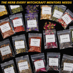 70pack Witchcraft Supplies Herbs Kit, Dried Flowers for Witch Beginner, Bulk Herb Gift Set for Wicca, Pagan, Wiccan Rituals, Magic Spell, Altar Supplies Healing Natural Herbal for Candle Soap Making