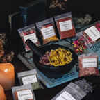 70pack Witchcraft Supplies Herbs Kit, Dried Flowers for Witch Beginner, Bulk Herb Gift Set for Wicca, Pagan, Wiccan Rituals, Magic Spell, Altar Supplies Healing Natural Herbal for Candle Soap Making