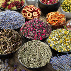 70pack Witchcraft Supplies Herbs Kit, Dried Flowers for Witch Beginner, Bulk Herb Gift Set for Wicca, Pagan, Wiccan Rituals, Magic Spell, Altar Supplies Healing Natural Herbal for Candle Soap Making