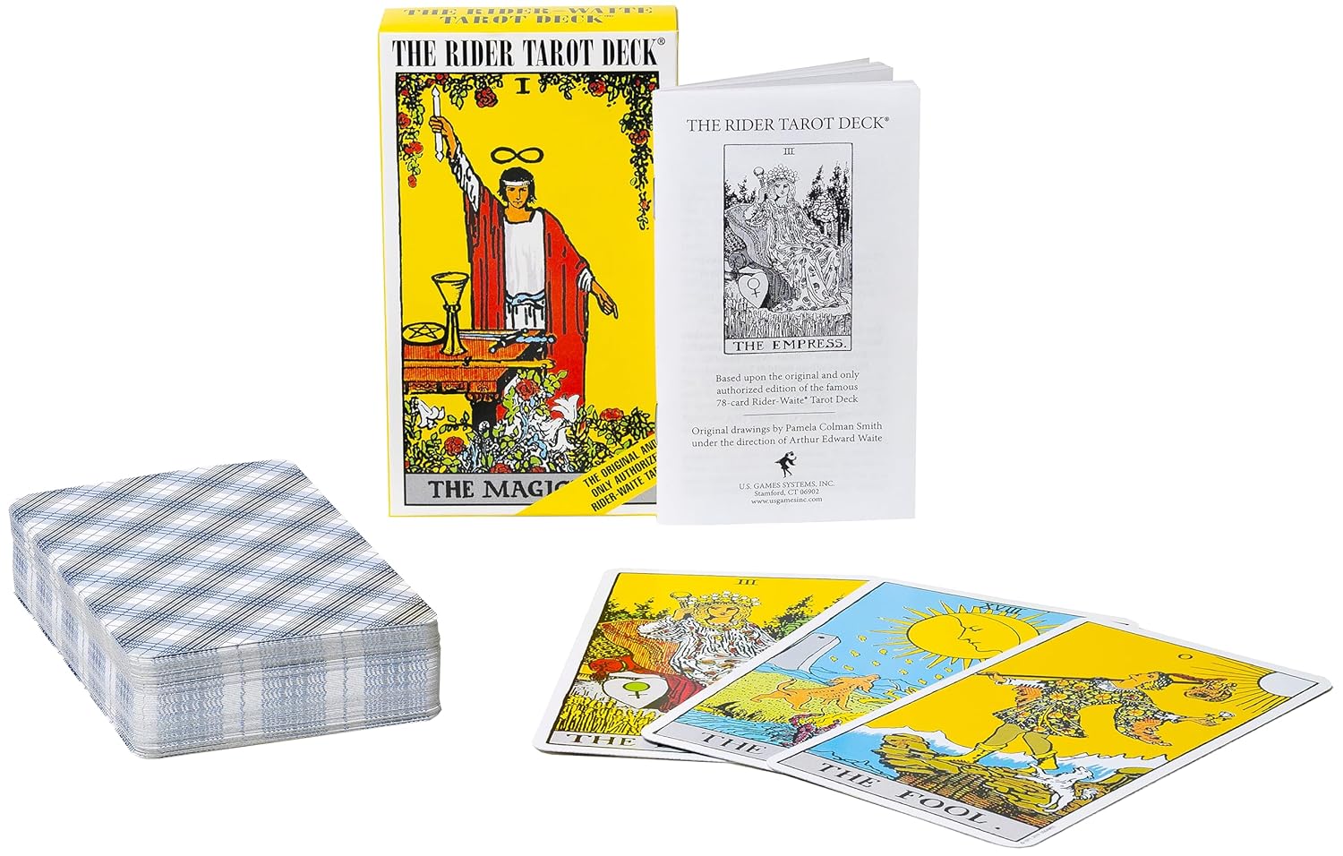 The Rider Tarot Deck®: The Authentic Rider-Waite® Tarot Deck with Instruction Booklet, Essential for Tarot Beginners & Expert Readers